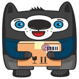 Vovkus the Wolf WhatsApp Sticker #18