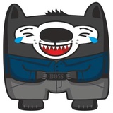 Vovkus the Wolf WhatsApp Sticker #23