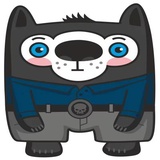 Vovkus the Wolf WhatsApp Sticker #26