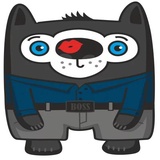 Vovkus the Wolf WhatsApp Sticker #5