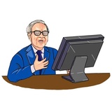 Warren Buffett WhatsApp Sticker #15