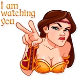 Warrior Queen WhatsApp Sticker #10