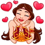 Warrior Queen WhatsApp Sticker #12