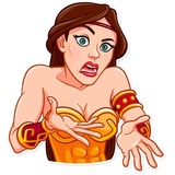 Warrior Queen WhatsApp Sticker #14
