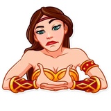 Warrior Queen WhatsApp Sticker #15