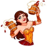 Warrior Queen WhatsApp Sticker #19