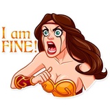 Warrior Queen WhatsApp Sticker #27