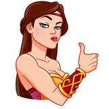 Warrior Queen WhatsApp Sticker #3