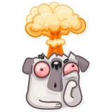 Water Pug WhatsApp Sticker #18