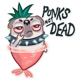 Water Pug WhatsApp Sticker #23