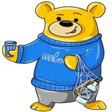 Webmedved WhatsApp Sticker #22