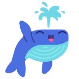 Whale Emoji WhatsApp Sticker pack