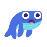 Whale Emoji WhatsApp Sticker #16
