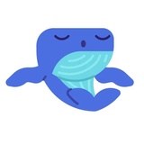 Whale Emoji WhatsApp Sticker #19