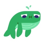 Whale Emoji WhatsApp Sticker #21