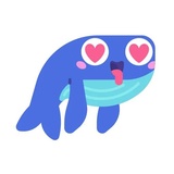 Whale Emoji WhatsApp Sticker #6