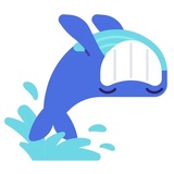 Whale Emoji WhatsApp Sticker #9