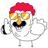 Meme Chick WhatsApp Sticker #3