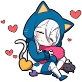 White Kitten WhatsApp Sticker #11