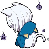 White Kitten WhatsApp Sticker #16