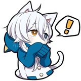 White Kitten WhatsApp Sticker #17