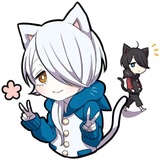 White Kitten WhatsApp Sticker #22