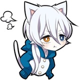 White Kitten WhatsApp Sticker #23