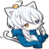 White Kitten WhatsApp Sticker #25