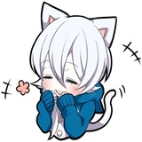 White Kitten WhatsApp Sticker #28