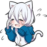 White Kitten WhatsApp Sticker #30