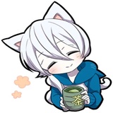 White Kitten WhatsApp Sticker #4