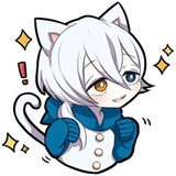 White Kitten WhatsApp Sticker #6