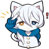 White Kitten WhatsApp Sticker #8