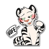 White Tiger WhatsApp Sticker #15