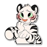White Tiger WhatsApp Sticker #2