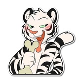 White Tiger WhatsApp Sticker #21
