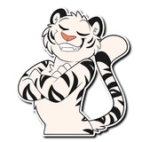 White Tiger WhatsApp Sticker #29