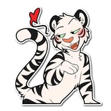 White Tiger WhatsApp Sticker #3