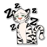 White Tiger WhatsApp Sticker #4