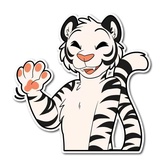 White Tiger WhatsApp Sticker #6