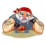 Wild Bill WhatsApp Sticker #10