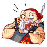 Wild Bill WhatsApp Sticker #25