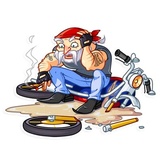 Wild Bill WhatsApp Sticker #3