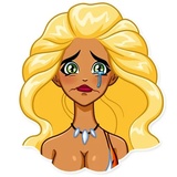 Wild Woman WhatsApp Sticker #15