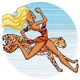Wild Woman WhatsApp Sticker #19
