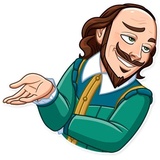 Shakespeare WhatsApp Sticker #13