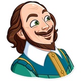 Shakespeare WhatsApp Sticker #14