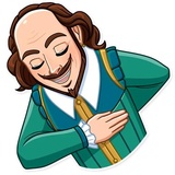 Shakespeare WhatsApp Sticker #15