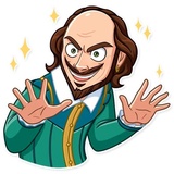 Shakespeare WhatsApp Sticker #23