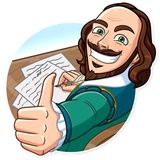 Shakespeare WhatsApp Sticker #3